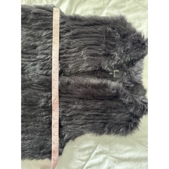 October Love Black Faux Fur Vest